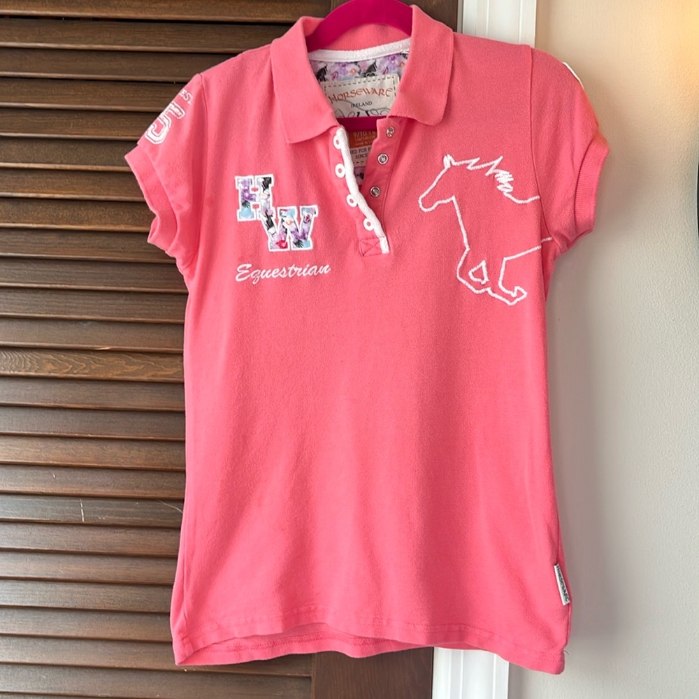 Girls equestrian polo